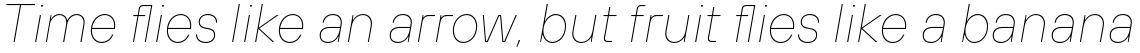 TT Hoves Hairline Italic