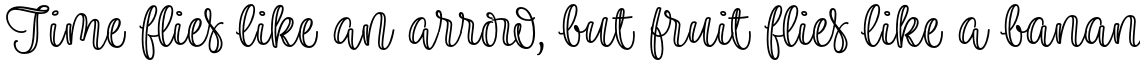 Limon Script Outline Regular