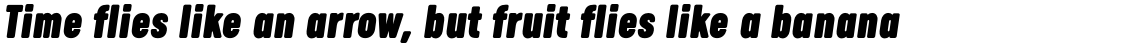 Calps Slim ExtraBlack Italic