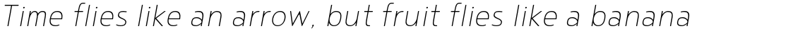 Noyh Slim ExtraLight Italic