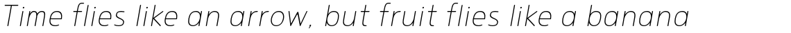 Noyh Slim R ExtraLight Italic