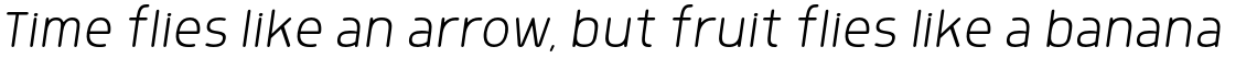 Morl Rounded ExtraLight Italic