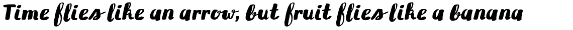 Gliny Brush Italic