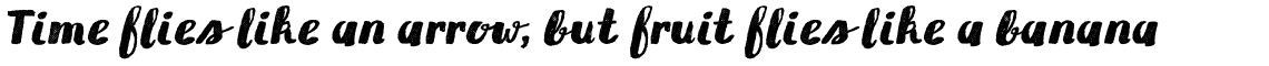 Gliny Brush Rasp Italic