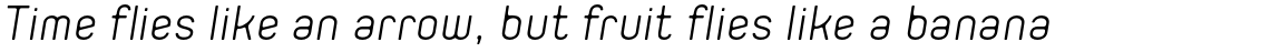 Orev Edge Semi Light Italic