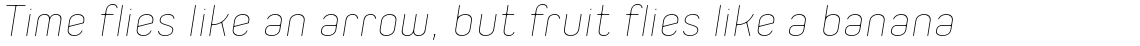Orev Edge Extra Light Italic