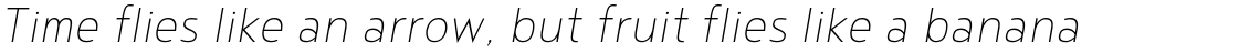 Noyh Geometric Slim ExtraLight Italic