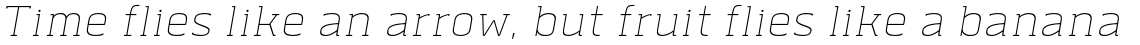 Abula Organic Thin Italic