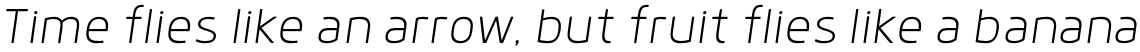 Anteb ExtraLight Italic