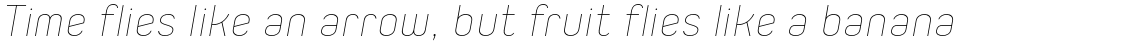 Orev ExtraLight Italic