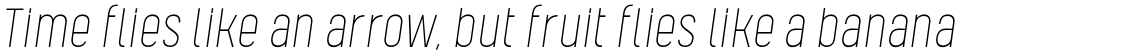 Kelpt Sans B2 Extra Light Italic
