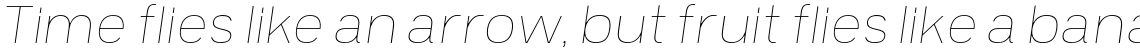 Prayuth Slim Thin Italic