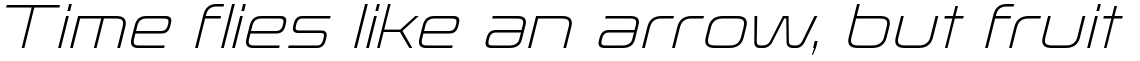 Korataki Extra Light Italic