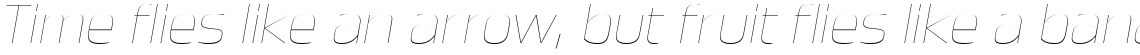 Great Escape Ultra Light Italic