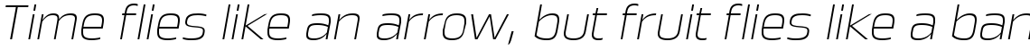 Great Escape Extra LIght Italic