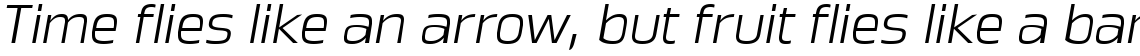 Great Escape Light Italic