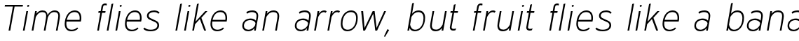 Expressway Extra Light Italic