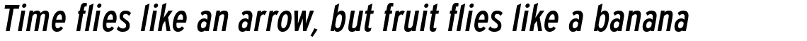 Expressway Condensed Regular Italic