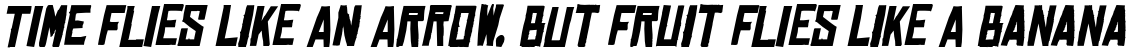 Chinese Rocks RG Bold Italic