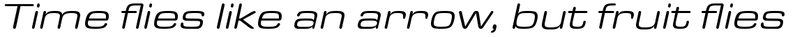 Eurostile Round Extended Regular Italic