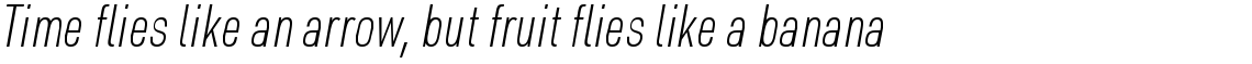 URW DIN Condensed ExtraLight Italic