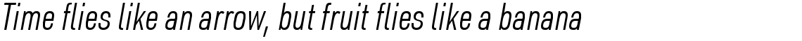 URW DIN Condensed Light Italic