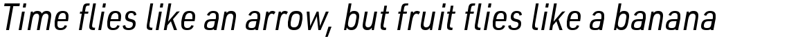 URW DIN SemiCondensed Regular Italic