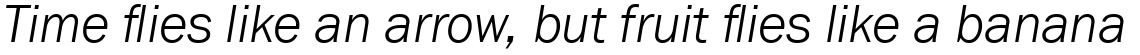 Franklin Gothic Light Italic