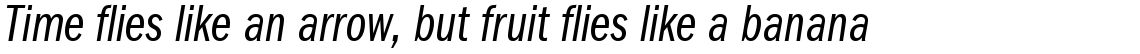 Franklin Gothic Compressed Book Italic