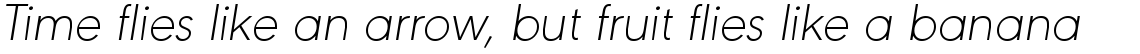 URW Geometric ExtraLight Oblique