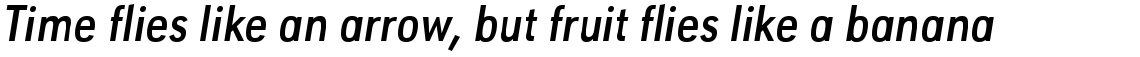 URW Geometric Condensed SemiBold Oblique