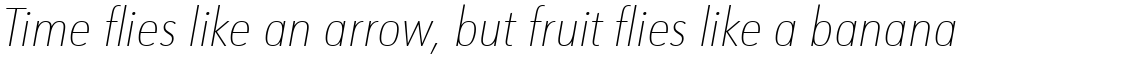 URW Form Condensed Thin Italic