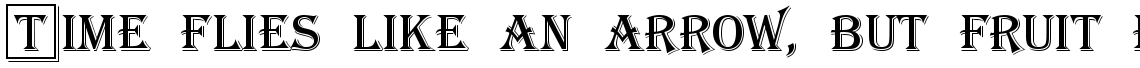 Algerian Initials standard (D)