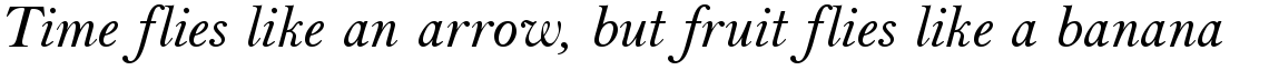 Bell medium italic