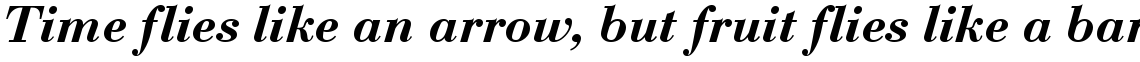 Bauer Bodoni demi bold italic