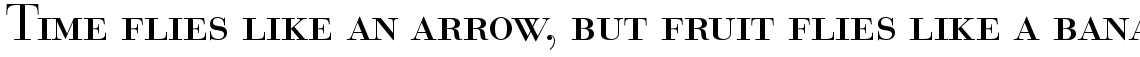 Bauer Bodoni Small Caps regular (D)