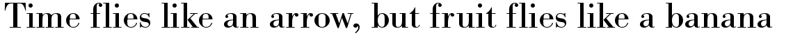 Bodoni Antiqua regular