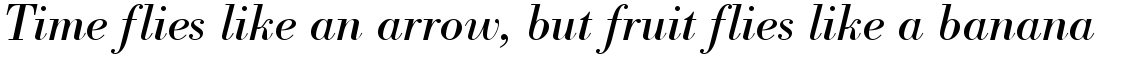 Bodoni Antiqua regular italic