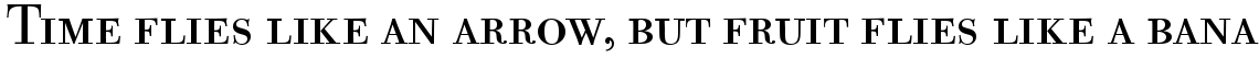 URW Bodoni Old Fashion Caps regular