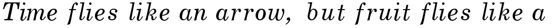 Boldface italic