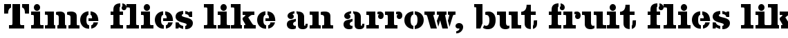 Clarendon Stencil extra bold (D)