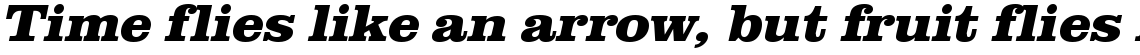 URW Clarendon extra bold wide oblique