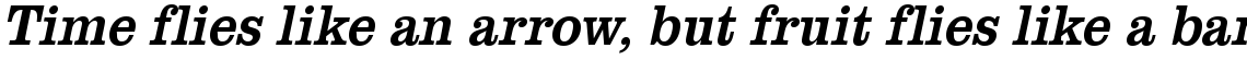 URW Clarendon regular extra narrow oblique