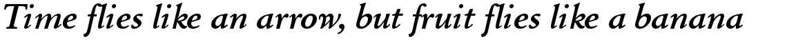URW Cloister bold italic