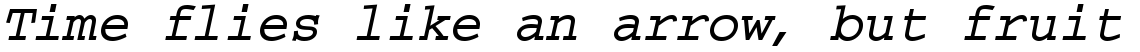 Courier M bold oblique