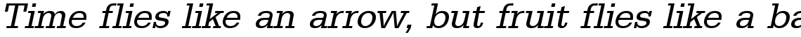 URW Egyptienne regular narrow oblique