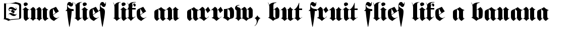 Fette Fraktur Initials standard (D)