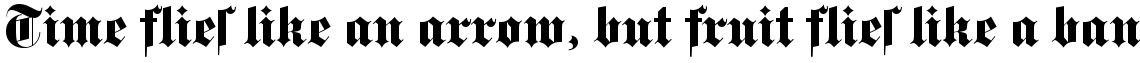 Fette Gotisch standard (D)