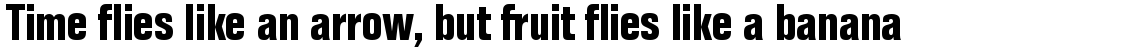 Folio bold condensed