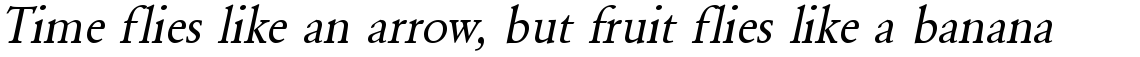 URW Garamond regular narrow oblique